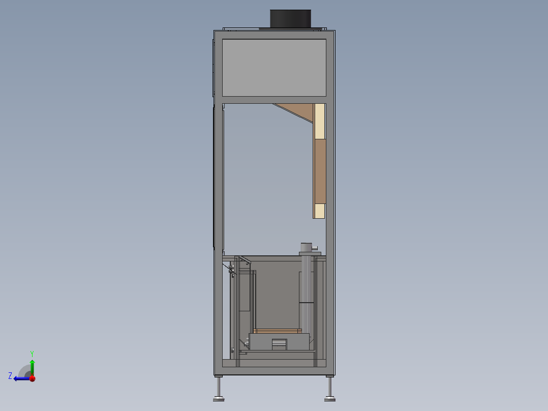 恒温加热设备右视图