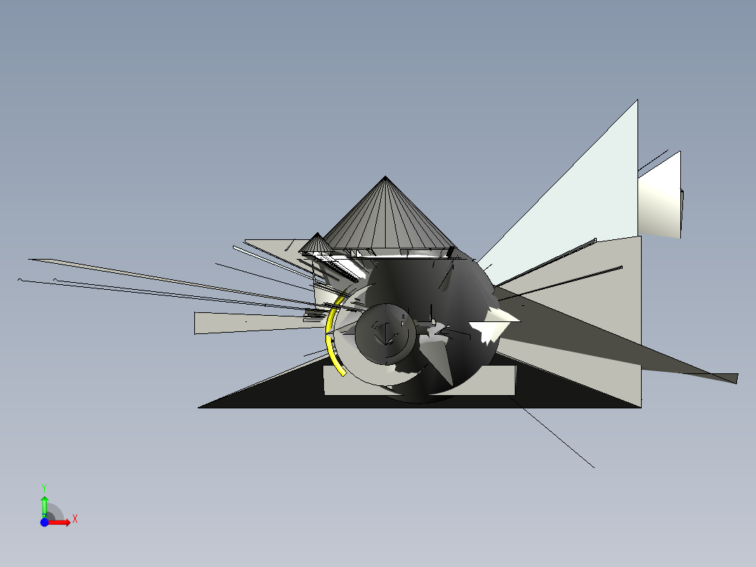 AGV小车AG舵轮搬运车AGV机器人AGV模型3D模型机械设计前视图