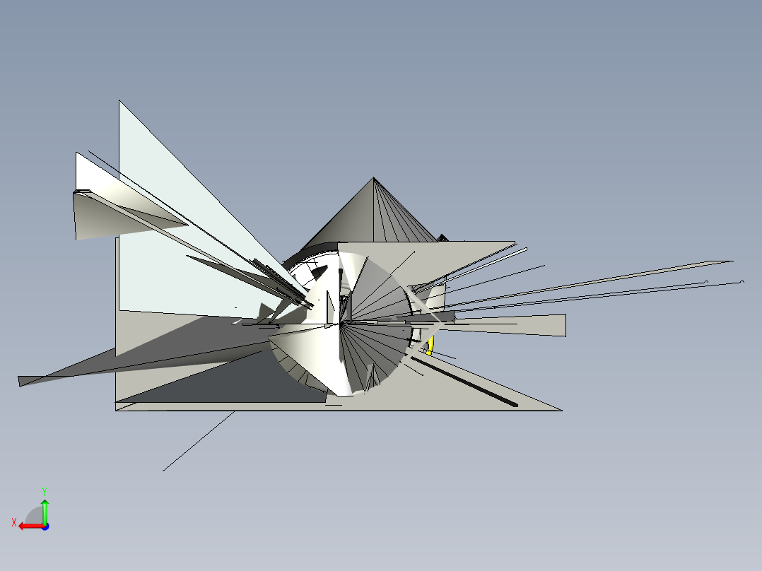 AGV小车AG舵轮搬运车AGV机器人AGV模型3D模型机械设计后视图