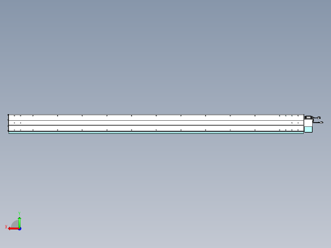 威洛博VBF同步带传动一般环境VBF14-L45-S2100-BLU-ZP40-C3后视图
