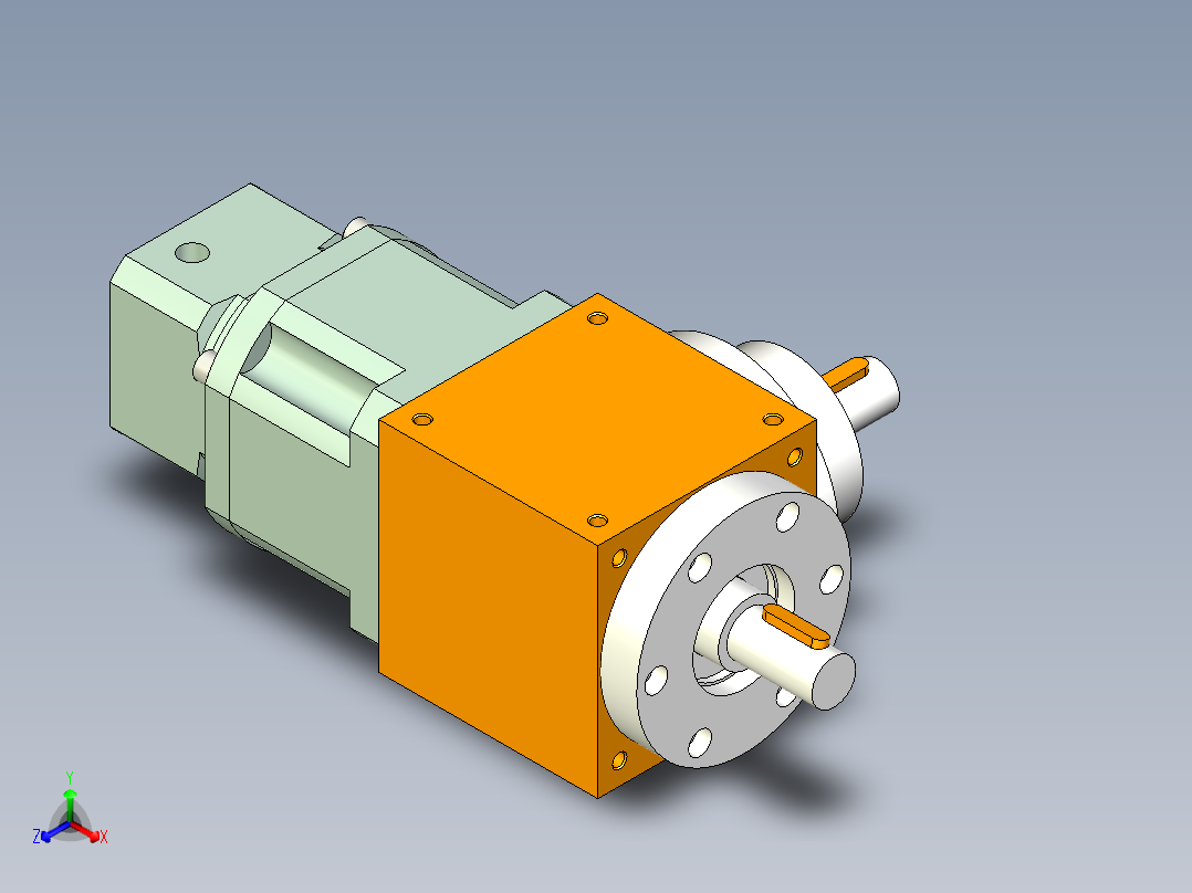 换向器PW90垂直输出 PLX90-L2 14-50-70-M4.stp