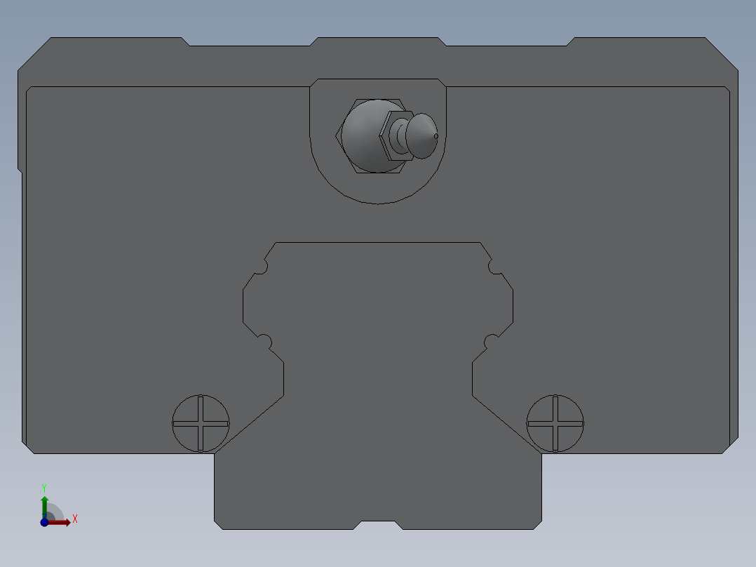 滑块HGH20HA前视图