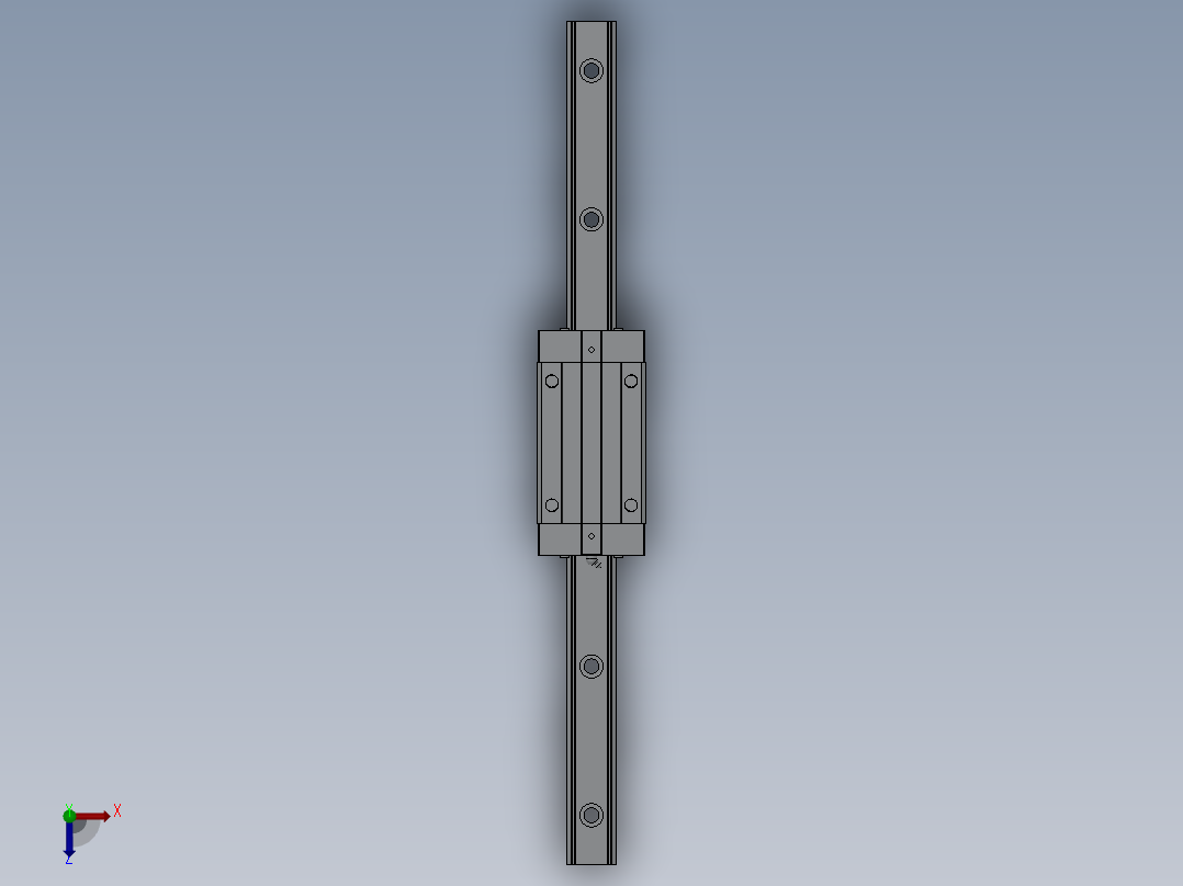 滑块HGH20HA俯视图