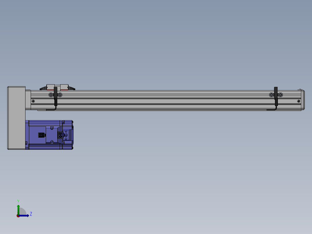 精密模组MY50-T10-450L-BM-P20B-C4-C左视图