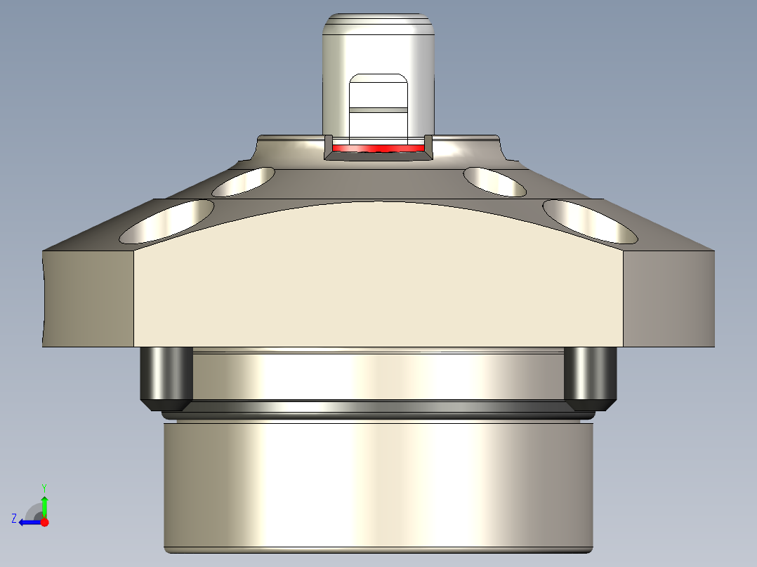 KOSMEKSFA2000-M2N-110多系列多零件图纸模型多系列多零件图纸模型右视图