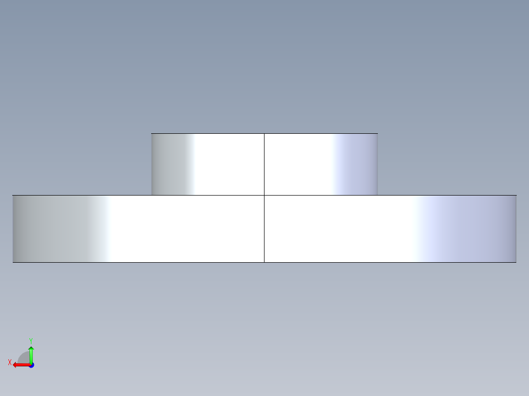 CPVC管件24-Sch80_Flange One-Piece_FPT_9852-012_1.25in后视图