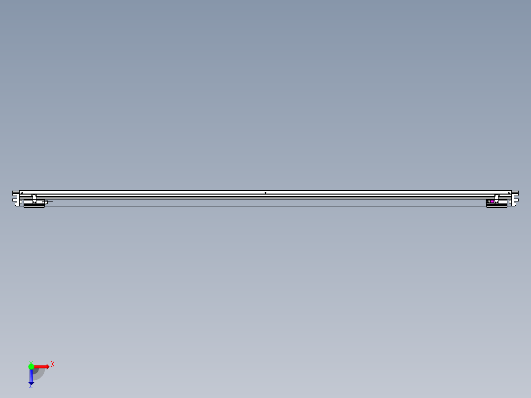 威洛博VL系列3d模型模组2VL17E1Y-S2300俯视图