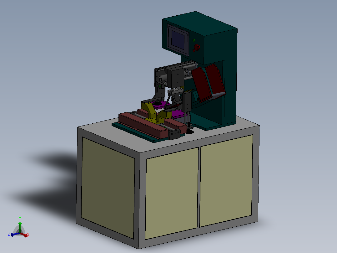 电脑光驱组件自动贴膜设备sw17
