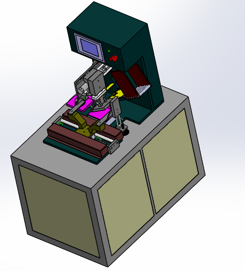 电脑光驱组件自动贴膜设备sw17