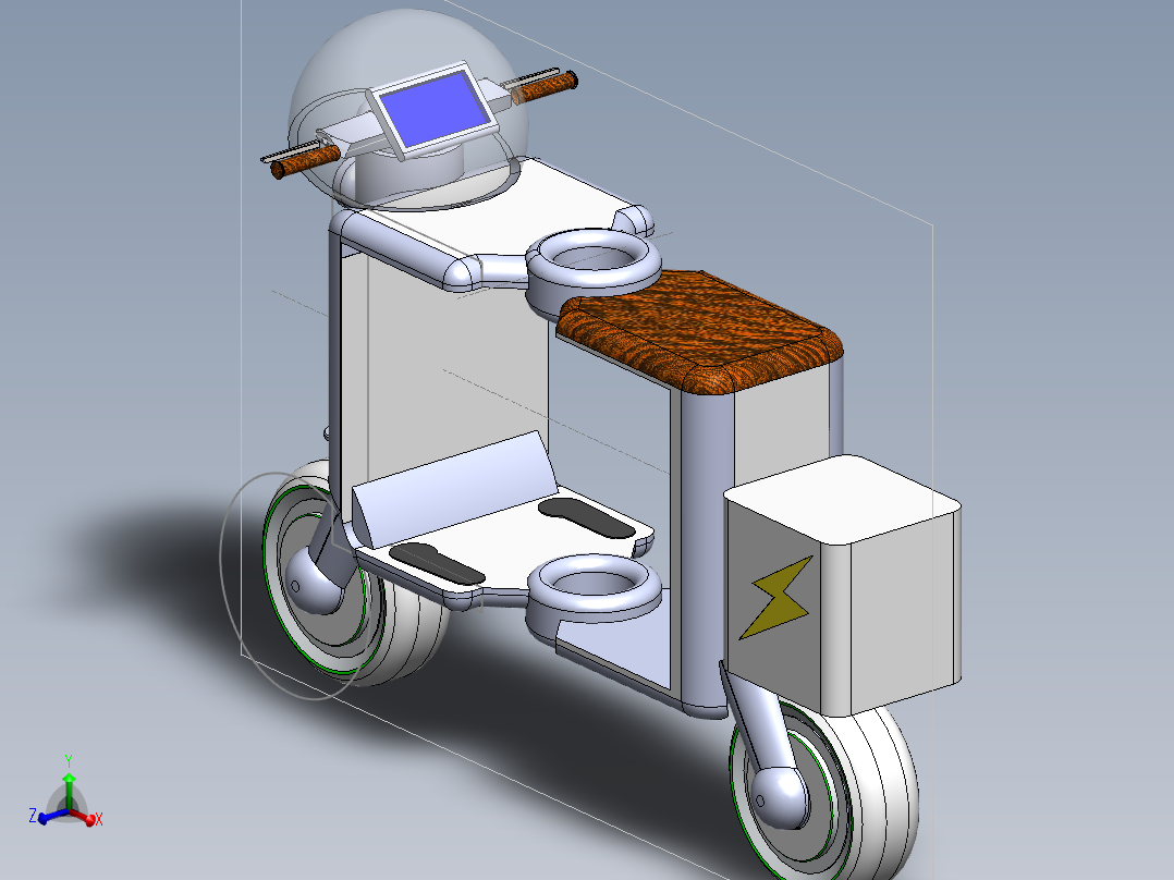 <span style='color: red'>小型</span>摩托车<span style='color: red'>3D</span>模型