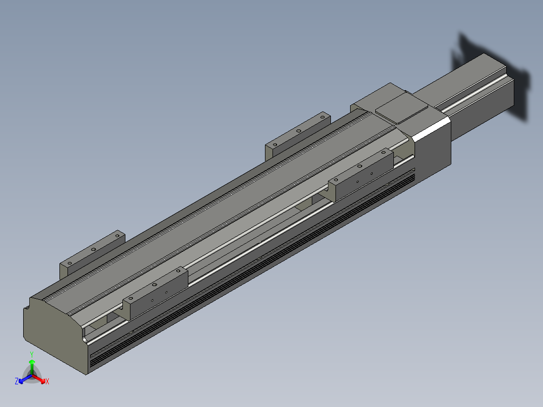 直线模组LHAT10-CA-S300-M-C3设计图纸