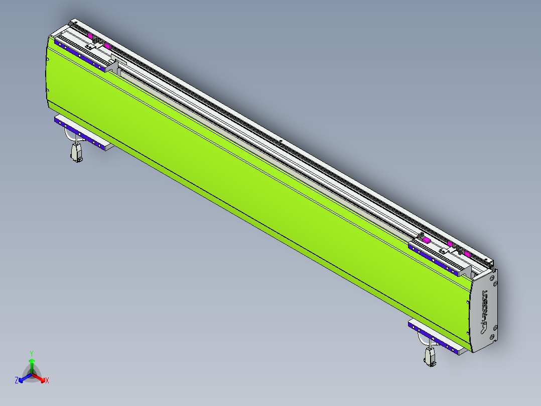 威洛博VL系列3d模型模组2VL22H2Y-S1050正等轴测图