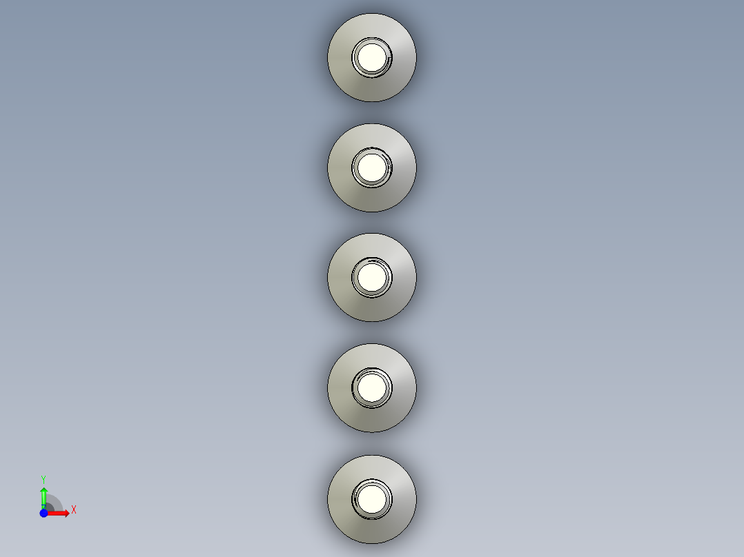 内六角螺栓-M12 Set_CSK Allen Bolt前视图