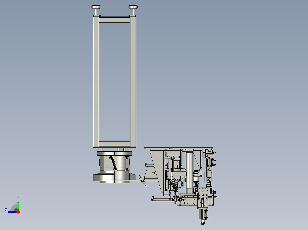 异形方产品振动盘上料（26-37）右视图
