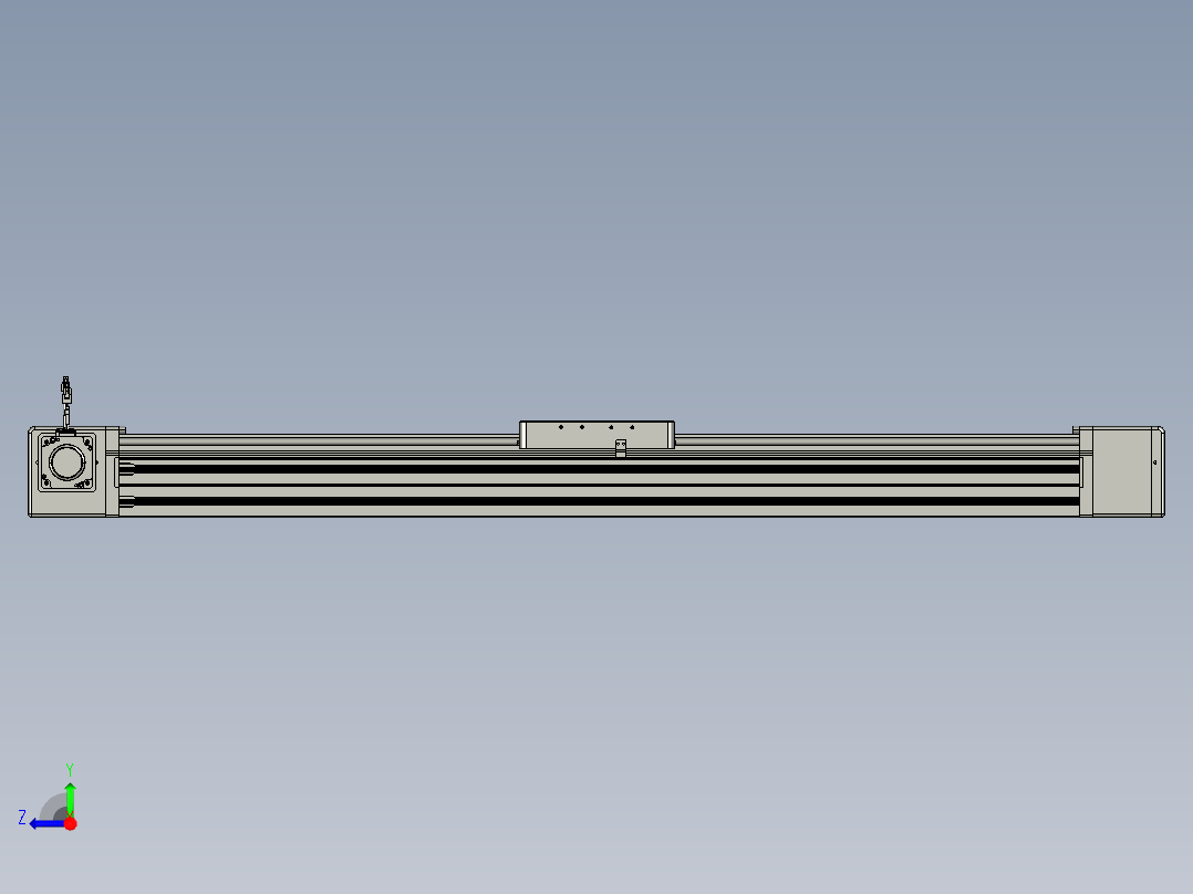 威洛博直线电机模组EB20-L224-S1200-L-ZP75-MS3-5K右视图