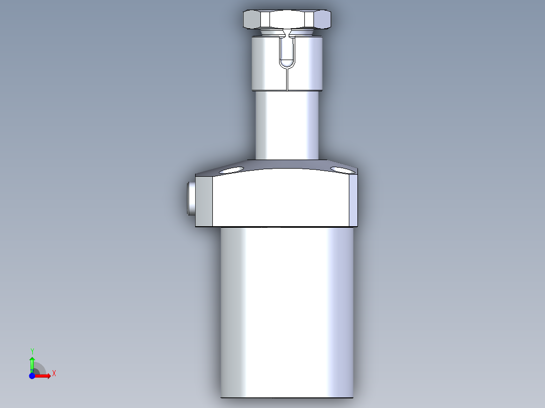 KOSMEKLHA0750-CR-Q25多系列多零件图纸模型前视图