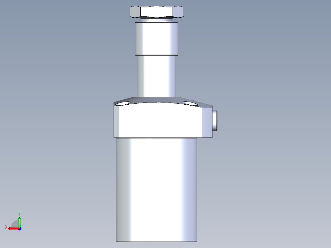 KOSMEKLHA0750-CR-Q25多系列多零件图纸模型后视图