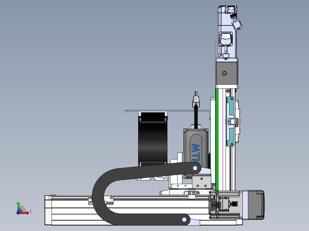 内嵌直交机械手XYG系列XYG321-A4前视图