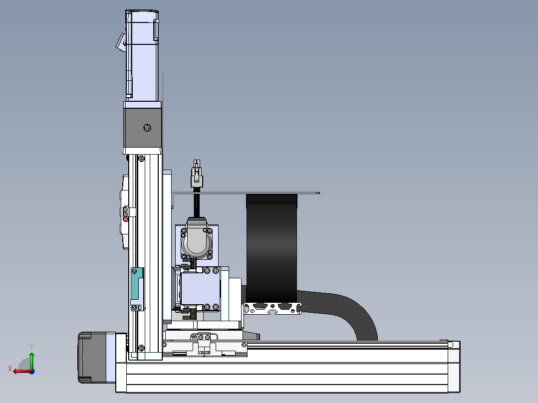 内嵌直交机械手XYG系列XYG321-A4后视图