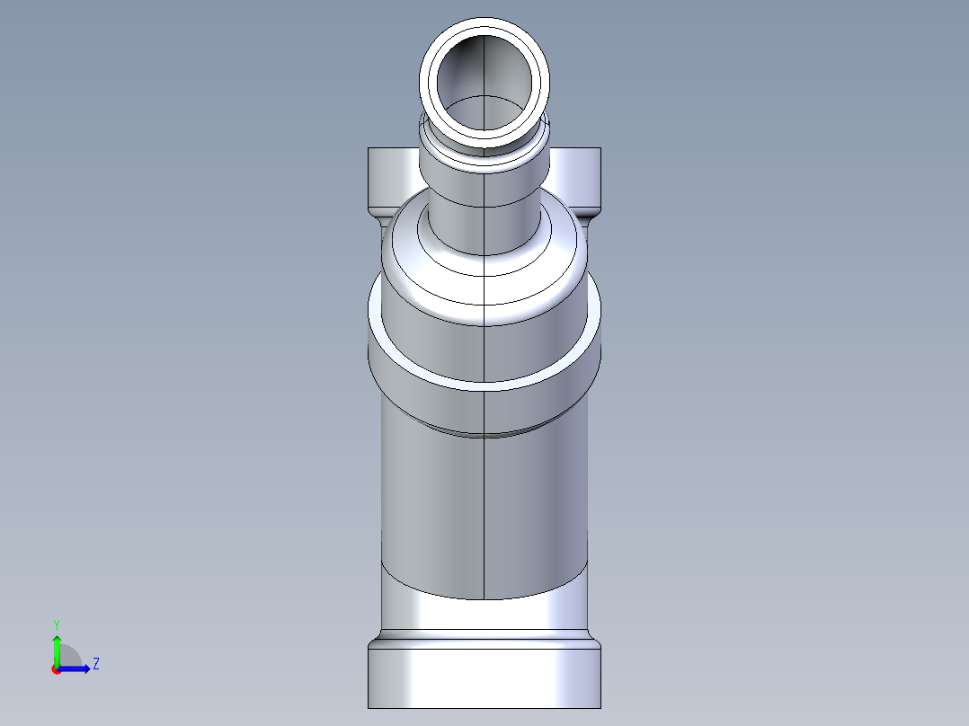 船舶管路系统S12_SeaDrainPLUS_DoubleComboReducingWye-SxSxSxS_37E268231_3x1-1-2in Sea Drain Plus - Double Combo Reducing Wye - SxSxSxS左视图