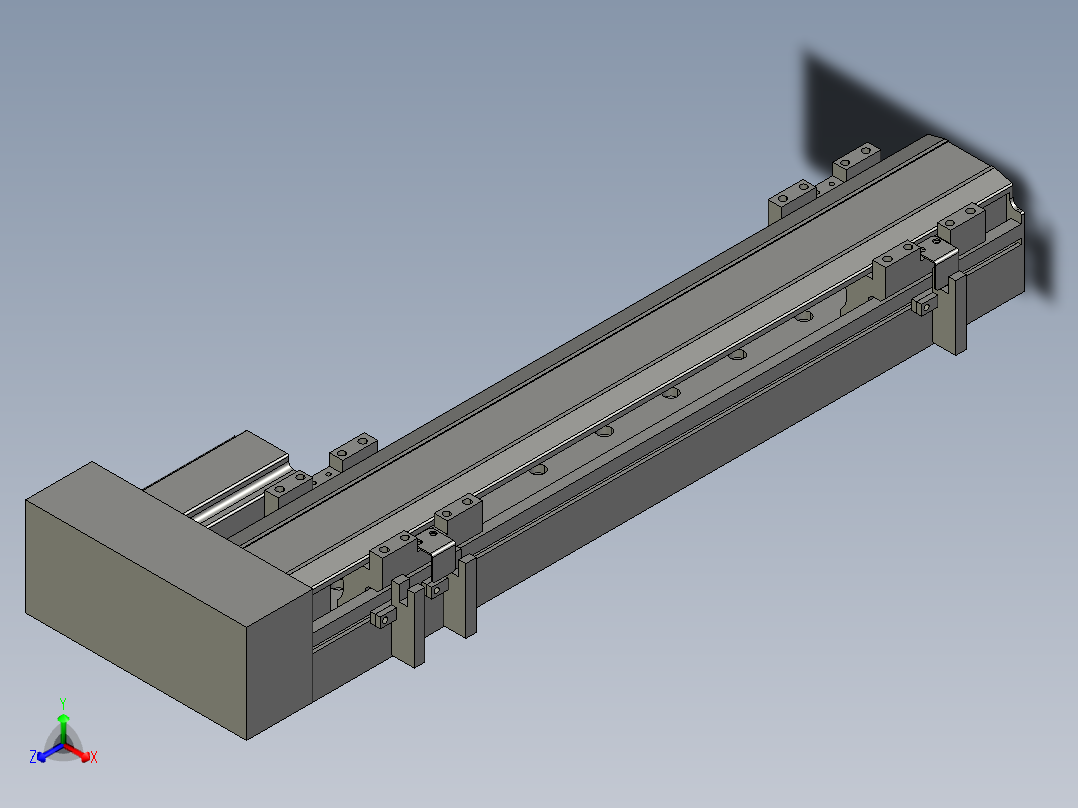 直线模组LHA6-S300-R-100W(16丝杆)设计图纸