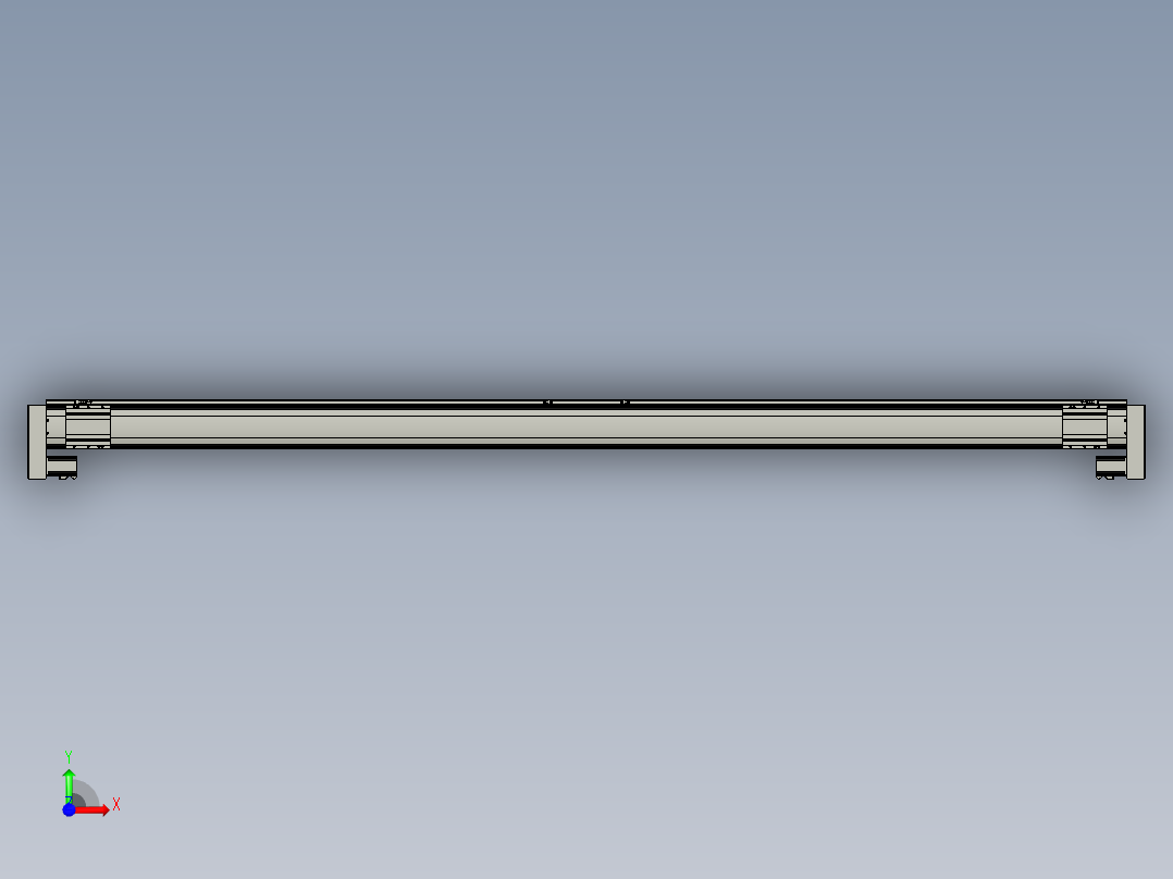 威洛博双电机滑台-VF14D2-S1450-BLR-P40-C6前视图