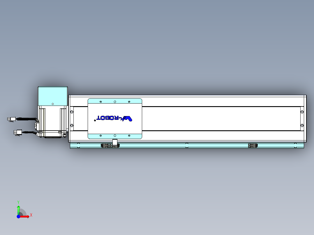 威洛博VBC同步带传动一无尘环境VBC14-L45-S400-BRU-ZP75-C3前视图