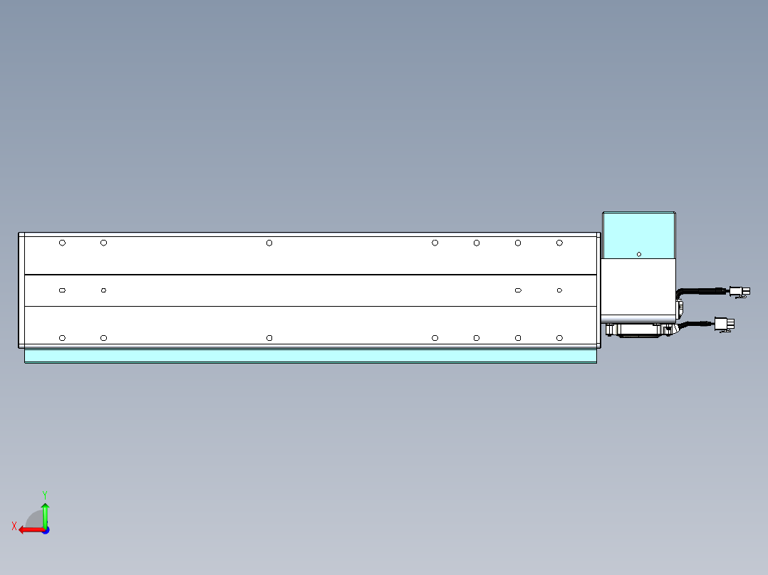 威洛博VBC同步带传动一无尘环境VBC14-L45-S400-BRU-ZP75-C3后视图
