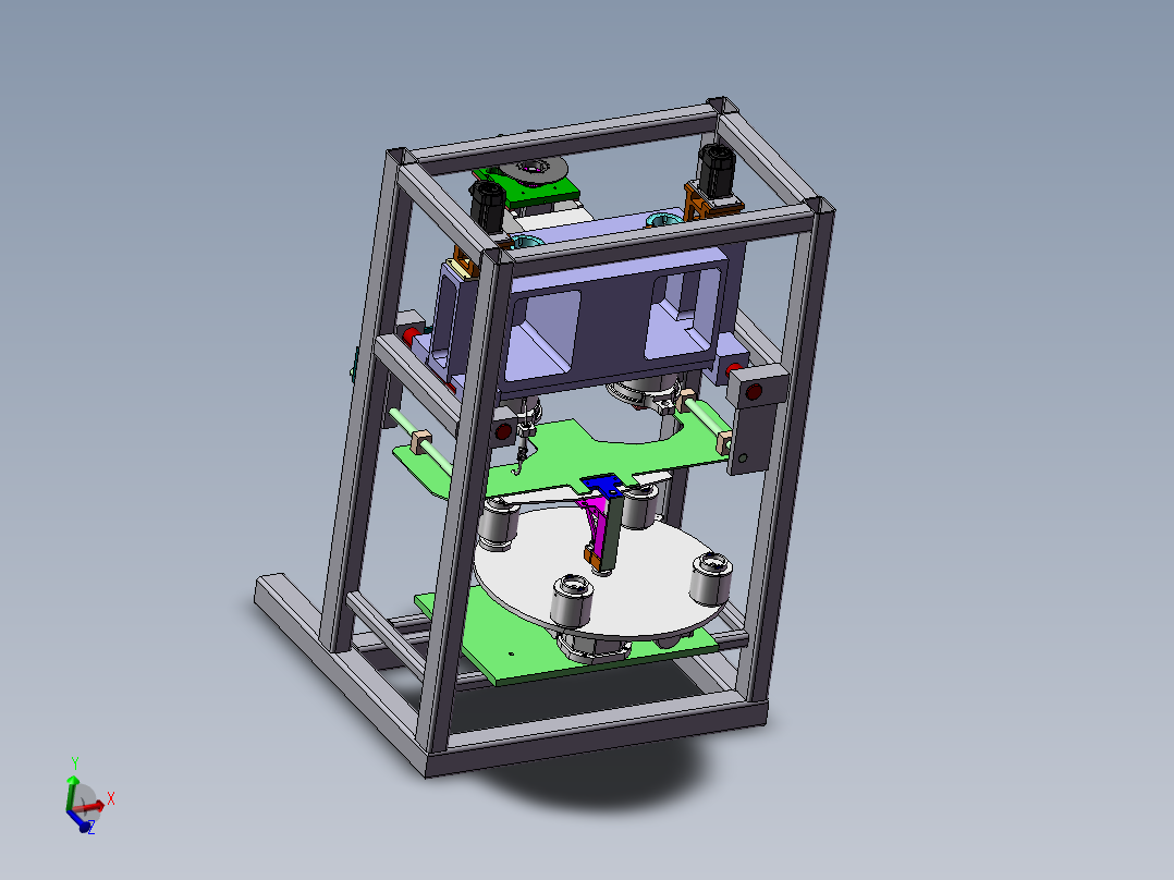 电气电机绕线机 stp