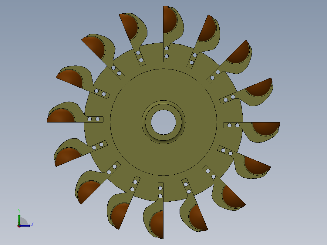 旋转结构左视图