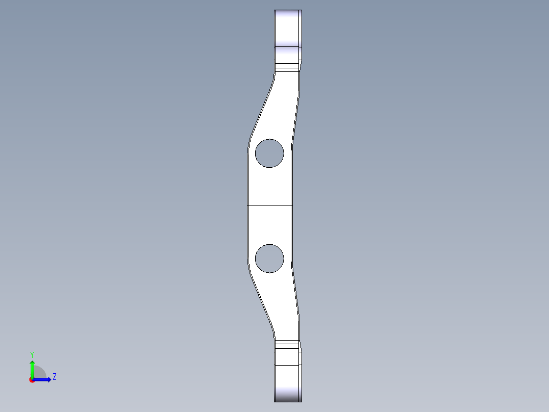 CRH2动车转向架构架三维模型481538左视图