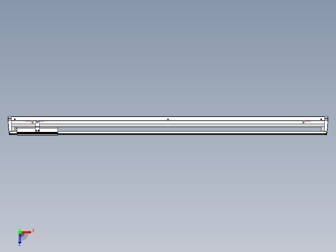 威洛博VL系列3d模型模组VL14S2Y-S1150俯视图