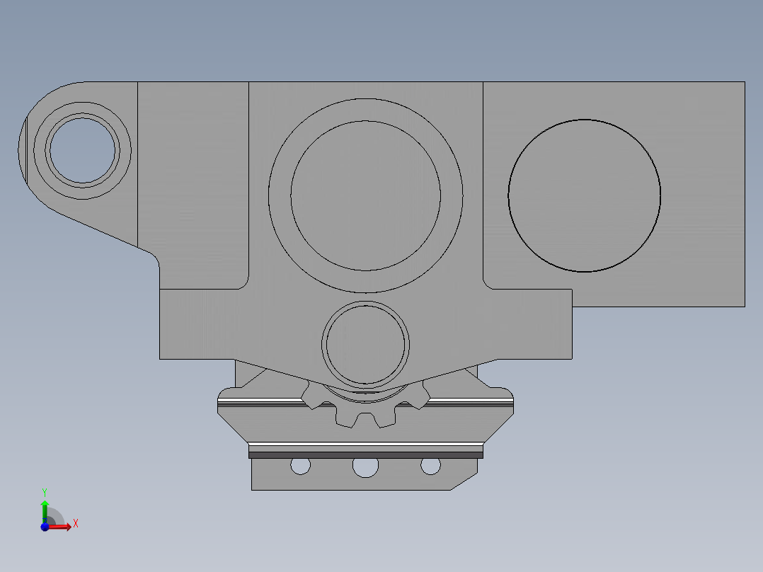 采煤机动力前视图