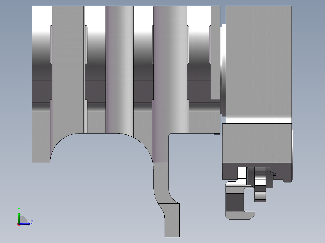 采煤机动力左视图
