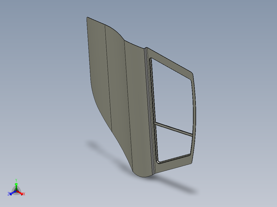 车门 --stp正等轴测图