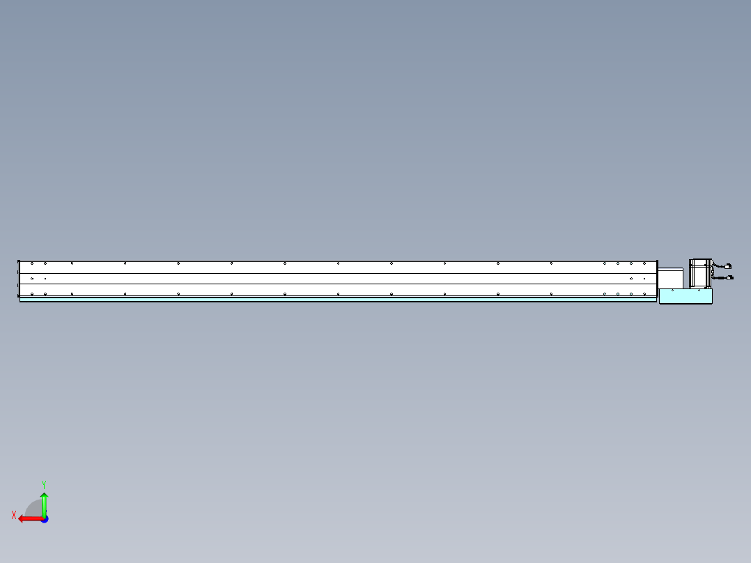威洛博VBF同步带传动一般环境VBF14-L45-S2100-BL-ZP75-C3后视图
