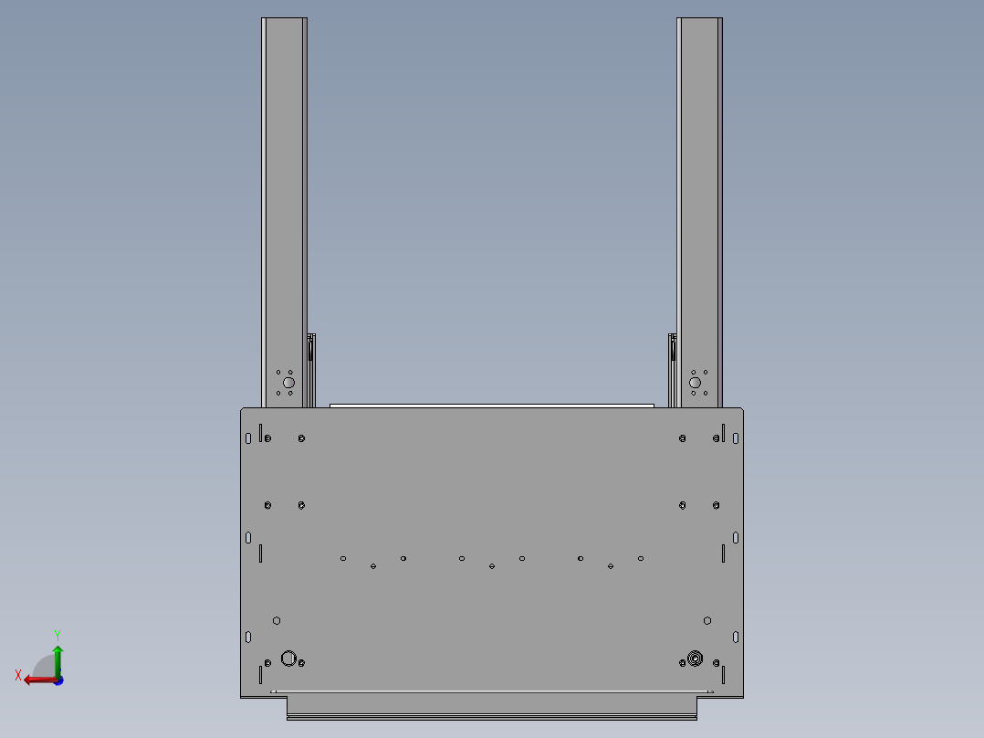 车载轮椅提升机(1)后视图