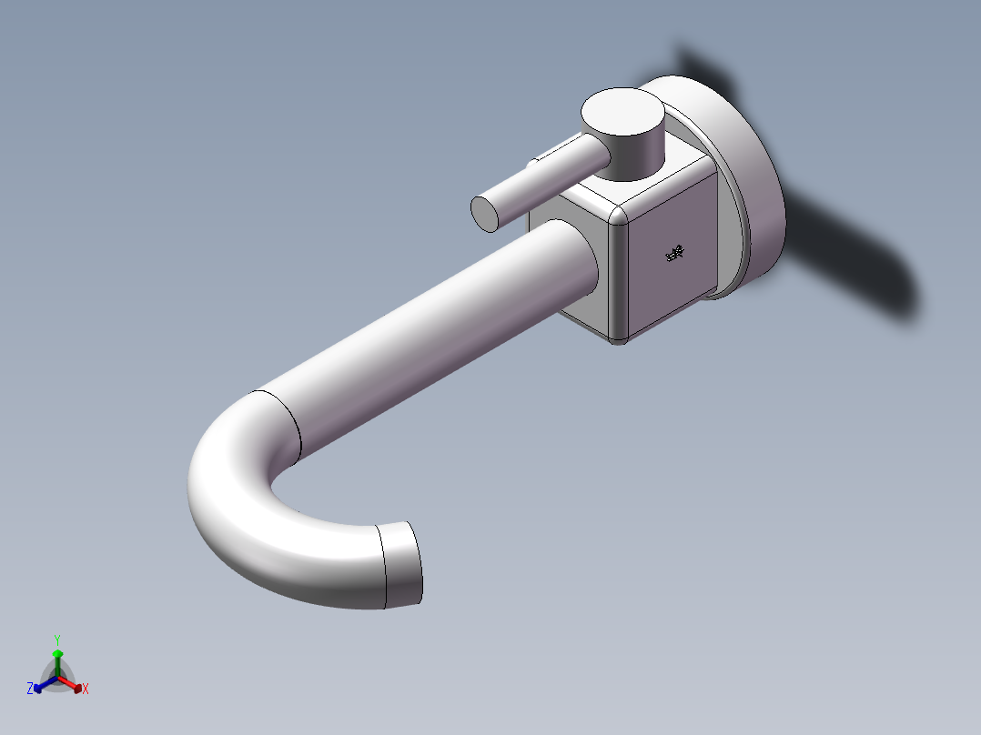 水龙头正等轴测图