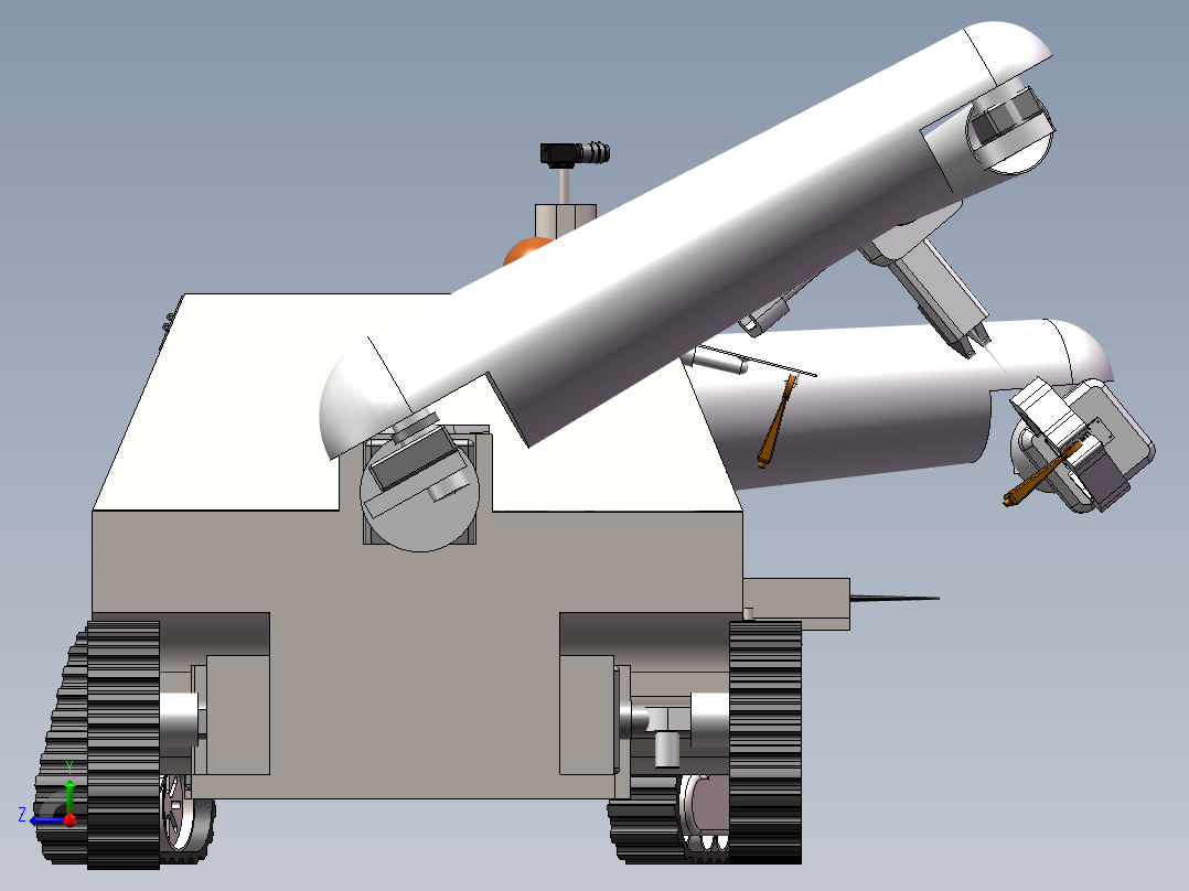 树木检测输液车右视图