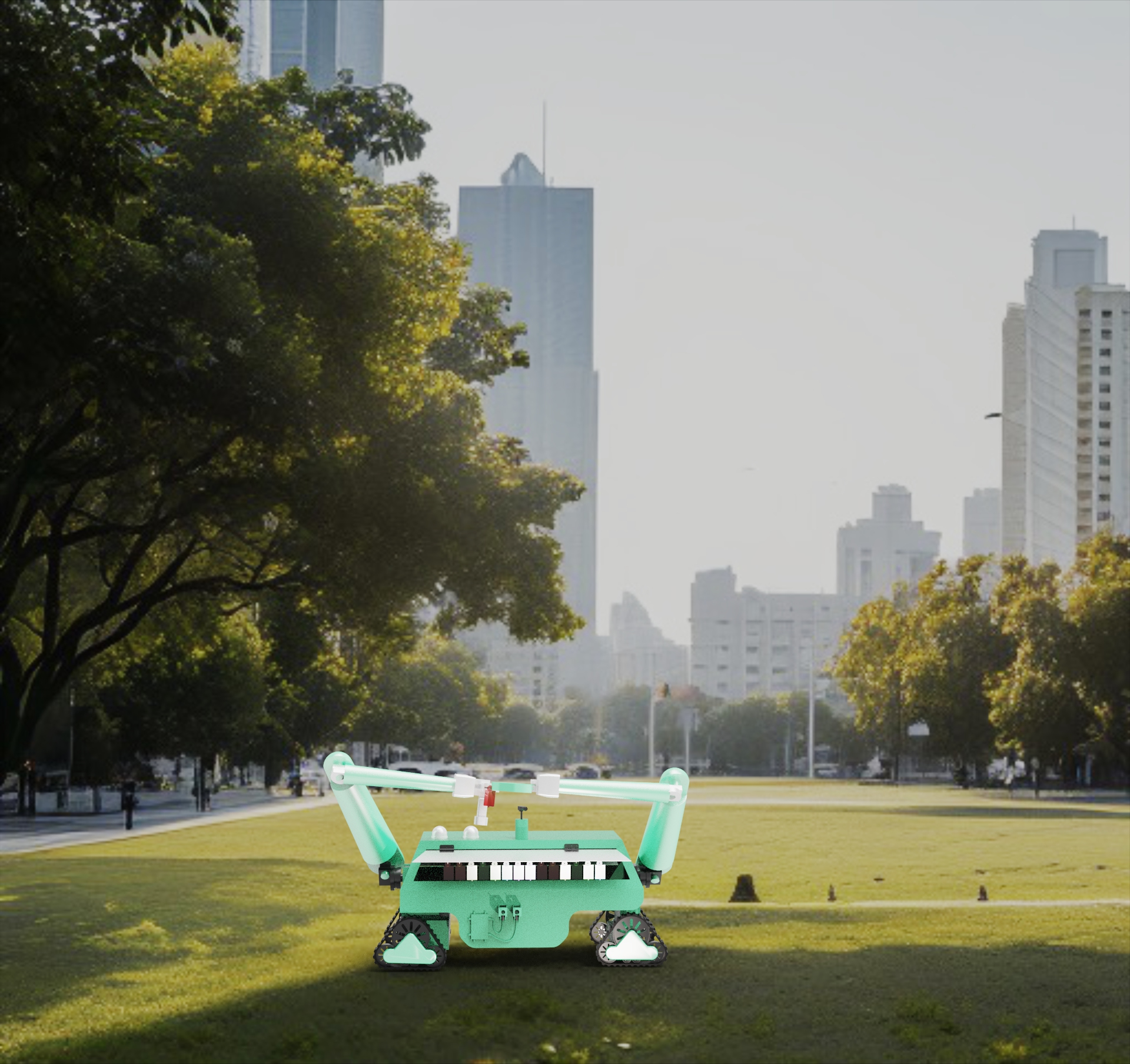 树木检测输液车