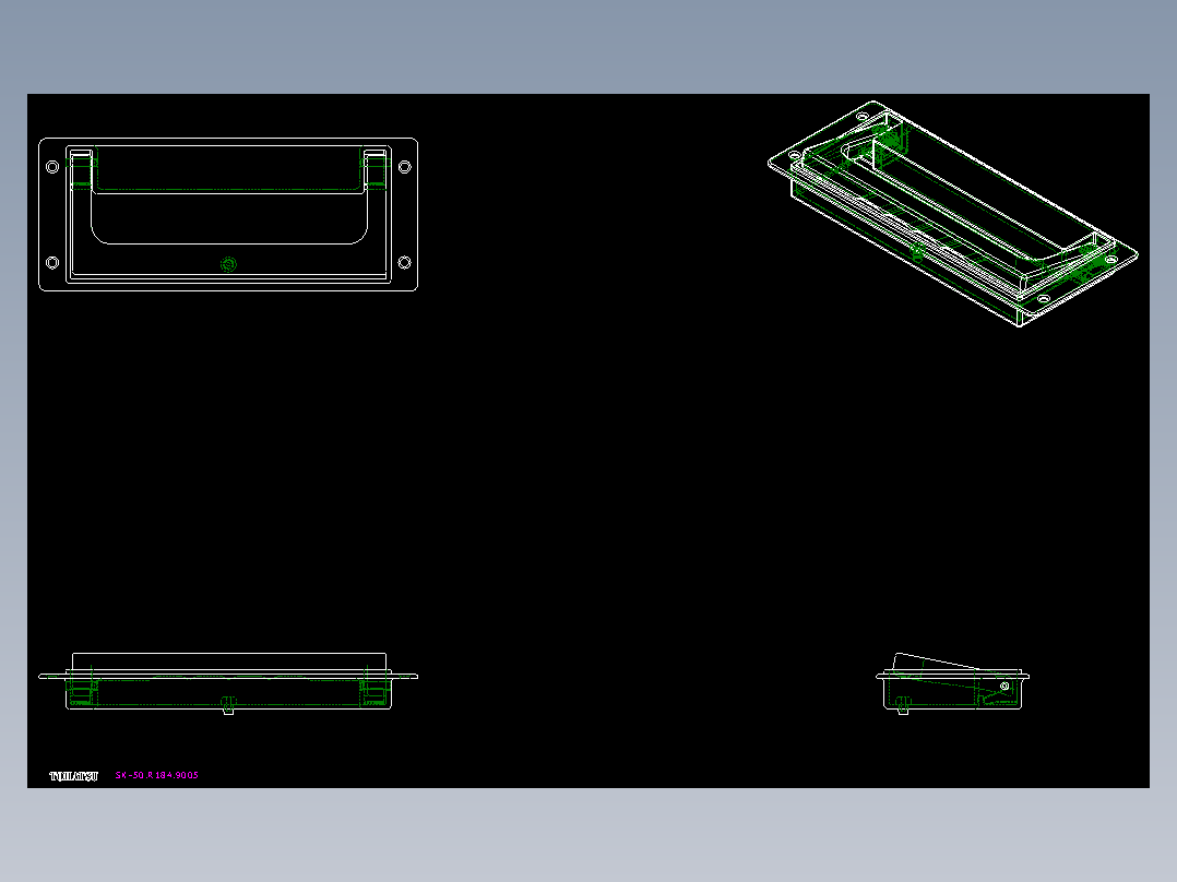 盤式取手SK-2D多系列多零件图纸模型