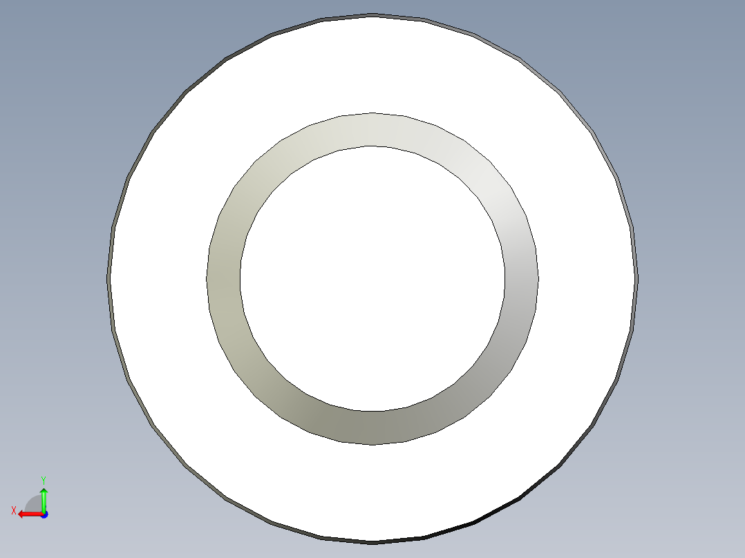 有頭內六角螺絲 CBB-3D多系列多零件图纸模型后视图