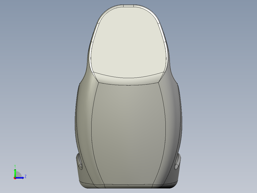 汽车座椅 (25)左视图
