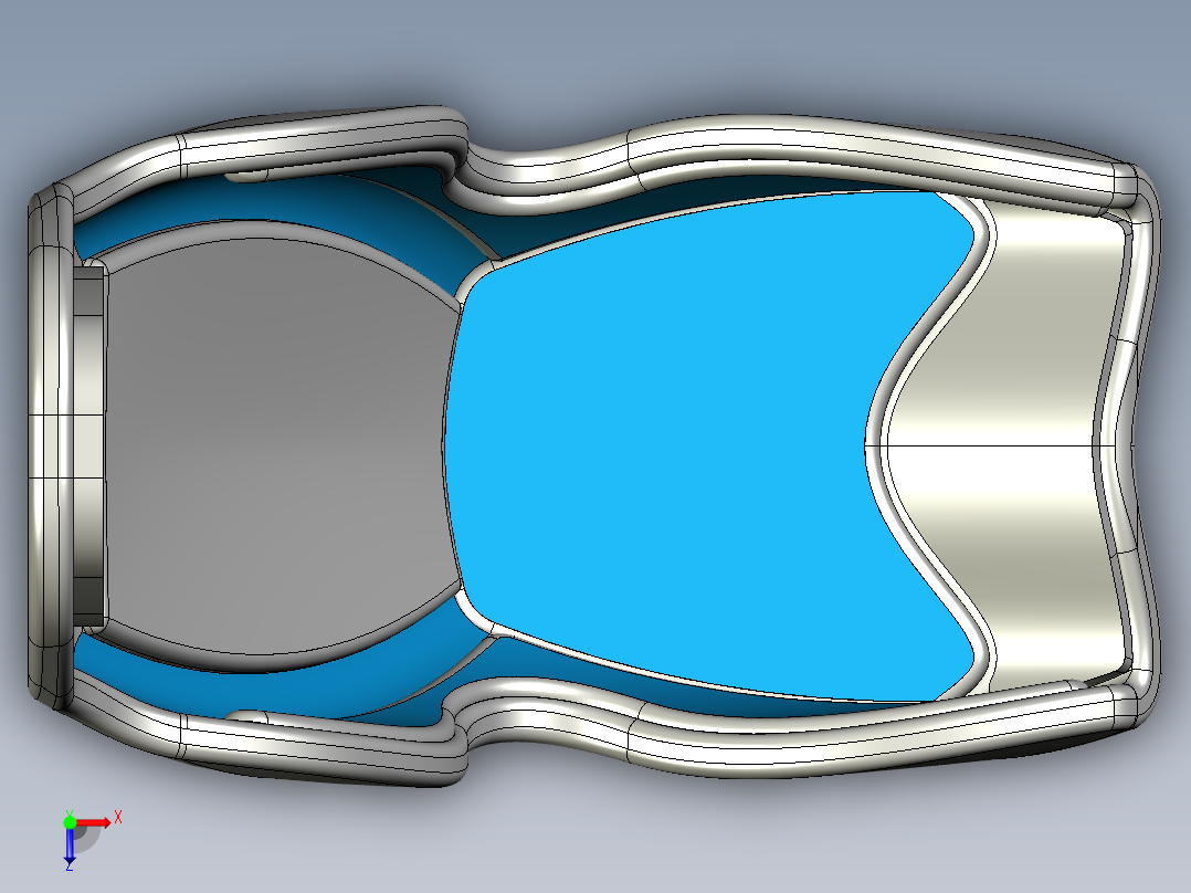 汽车座椅 (25)俯视图