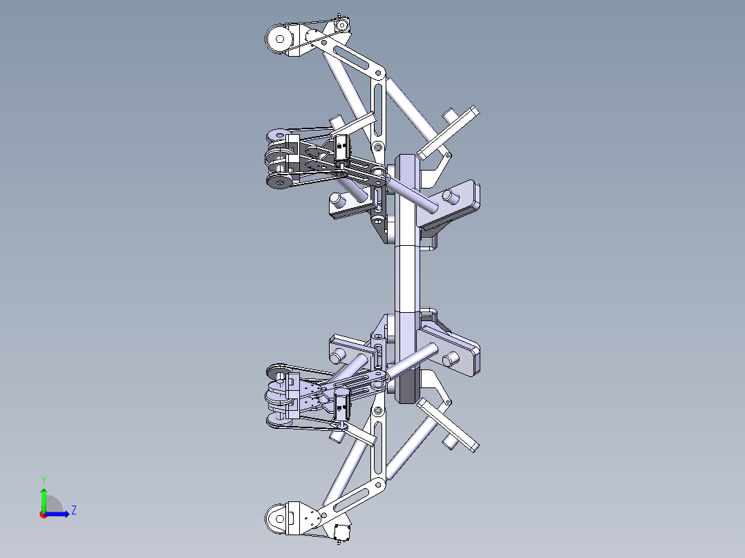 六足机器人左视图