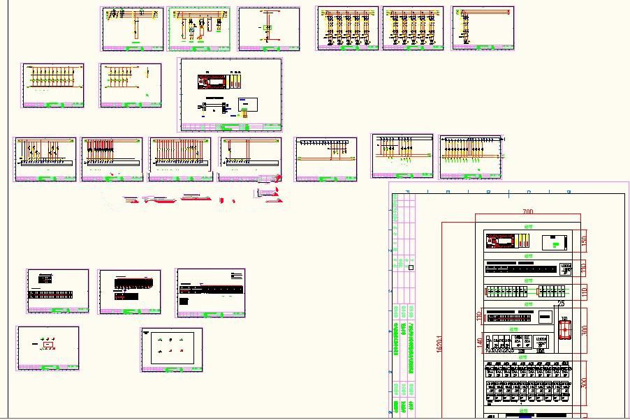 自动化PLC机器人电气控制原理接线图 CAD 图纸文件素材非标