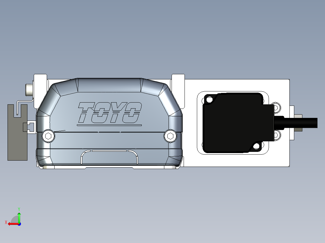 Toyo东佑达直线模组-ETH10-350-BR-100W+煞車后视图