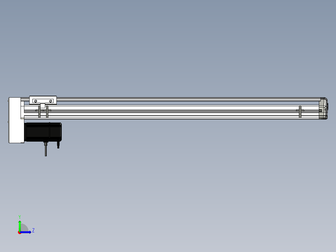 Toyo东佑达直线模组-ETH13-850-BM-400W左视图