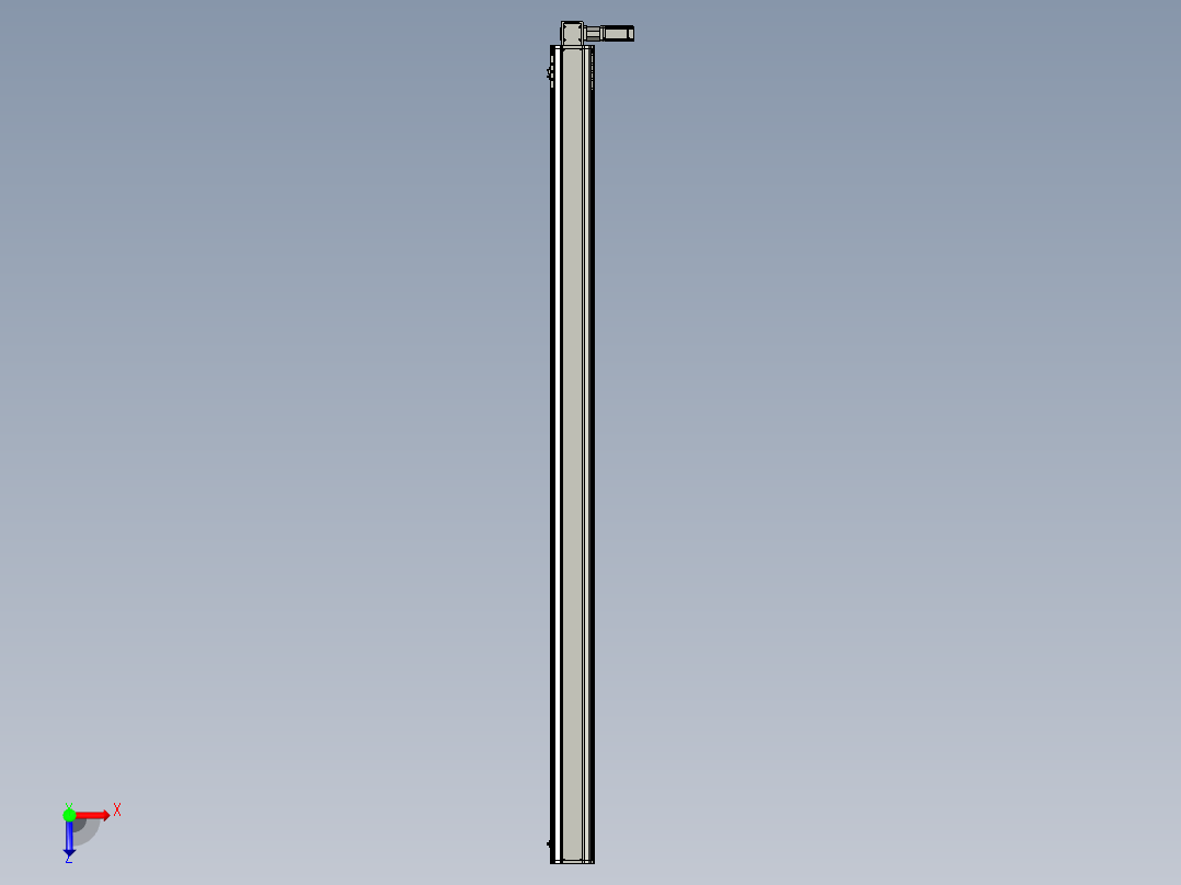 东锦同步带传动-直线滑台模组DH170B-L150-S2900-BL-P400W-C3俯视图