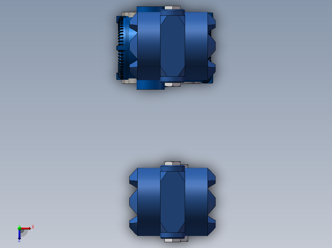 压力变送器SW模型俯视图